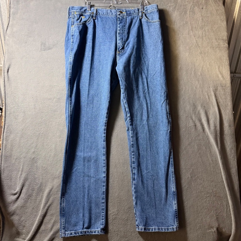 Wrangler George Strait Collection Mens Blue Cowboy Cut Jeans 40x34 Medium Wash